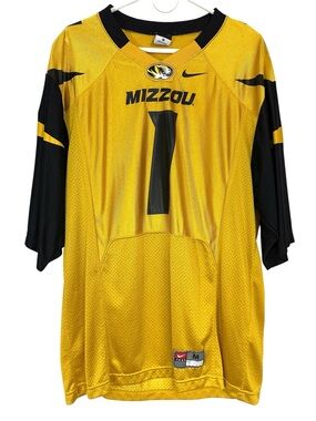 Men’s Nike Missouri Tigers Alternate Gold Football Jersey